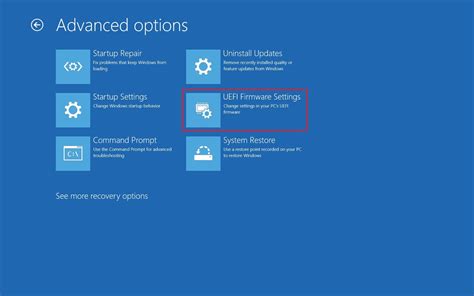 How to Access UEFI (BIOS) System Setup from .